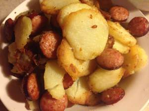 Sausage and potatoes 5